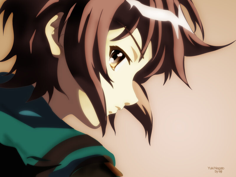 Anime Character Face — Brown, Dramatic, Hair, Eye, Clothing