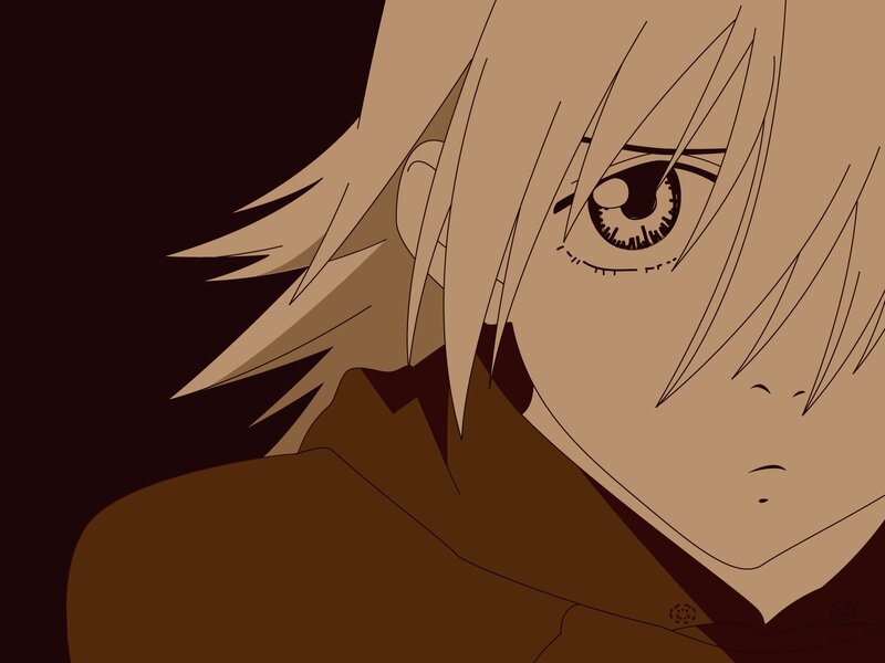 Anime Character Face — Brown, Dramatic, Manga, Eye, Hair