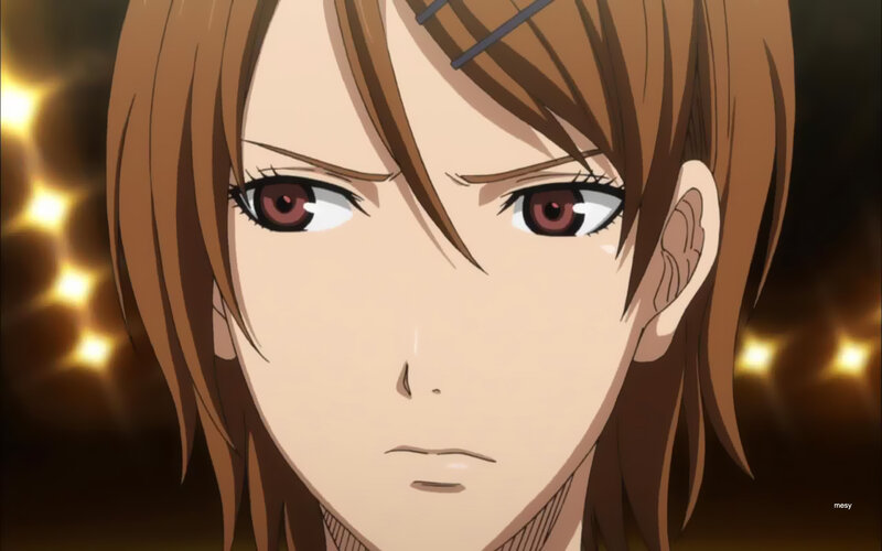 Anime Character Face — Brown, Dramatic, Night, Eyes