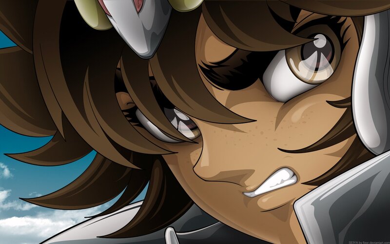 Anime Character Face — Brown, Intense, Afternoon