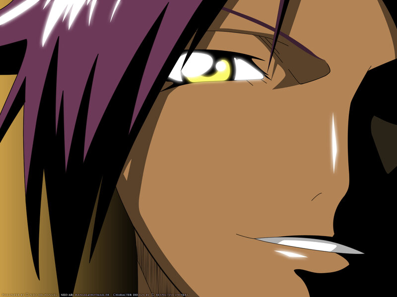 Anime Character Face — Brown, Intense, Eye, Hair