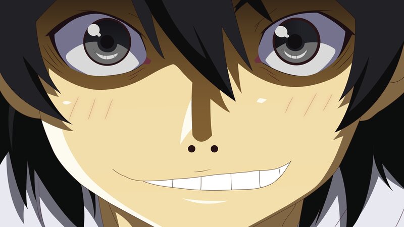 Anime Character Face — Brown, Intense, Eyes