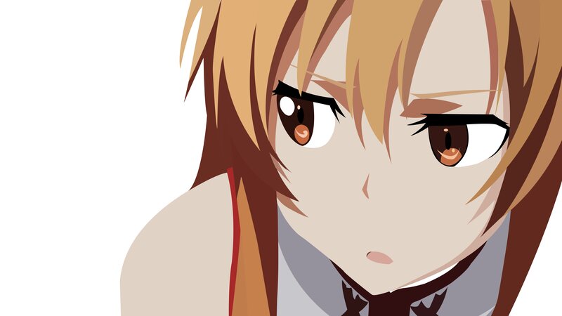 Anime Character Face — Brown, Serious, Eyes