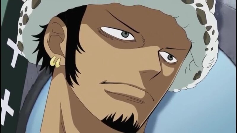 Anime Character Face — Brown, Serious, Hat, Earring