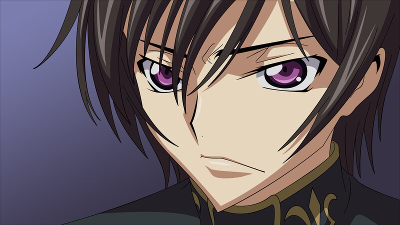 Anime Character Face — Brown, Serious