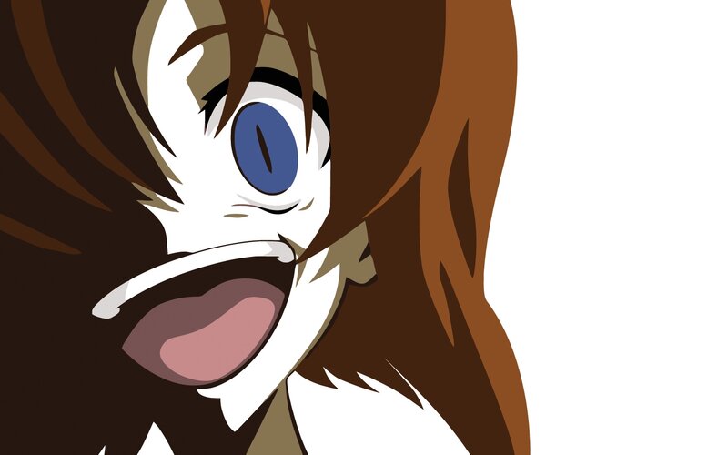 Anime Character Face — Brown, Shocked