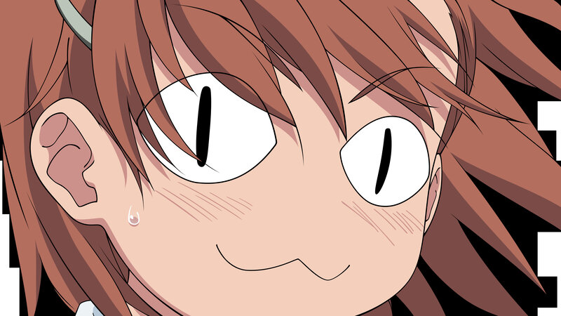 Anime Character Face — Brown, Surprised, Eyes, Hair