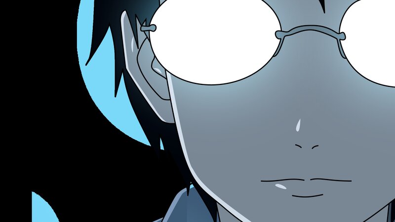 Anime Character Face — Gray, Anxious, Manga