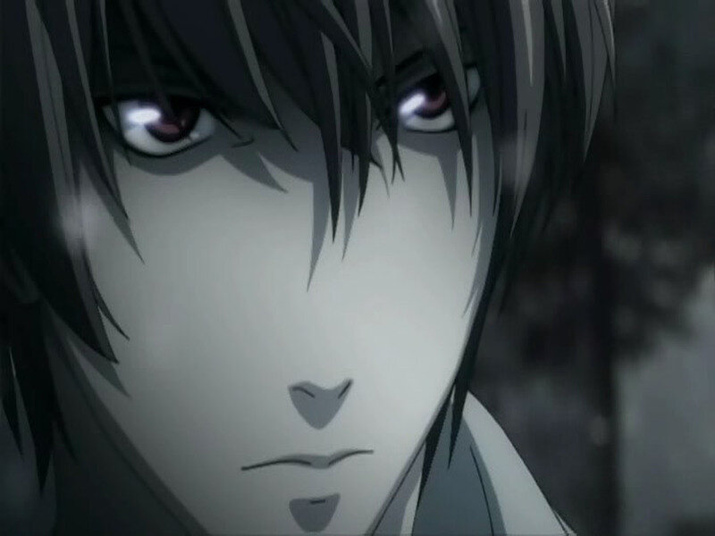 Anime Character Face — Gray, Dramatic, Eyes