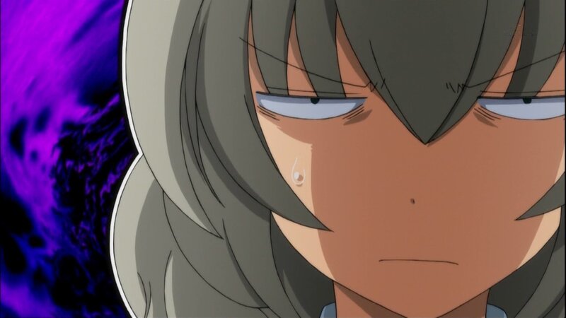 Anime Character Face — Gray, Dramatic, Tear