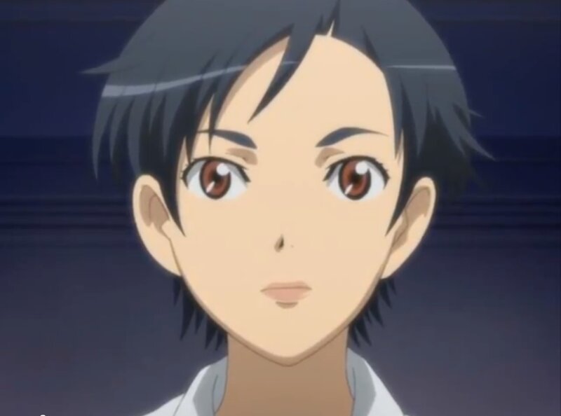 Anime Character Face — Gray, Neutral, Eyes