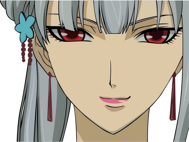 Anime Character Face — Gray, Neutral