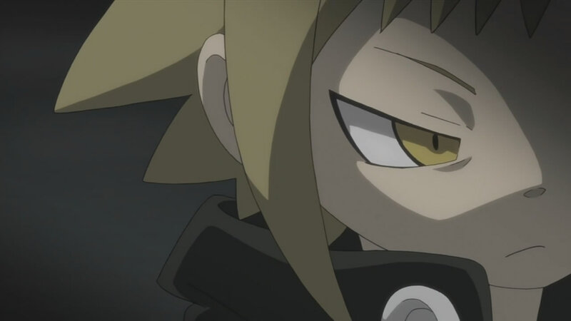 Anime Character Face — Gray, Serious, Yellow Eyes