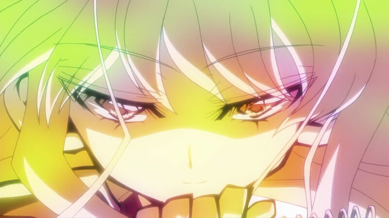 Anime Character Face — Green, Dramatic, Eyes