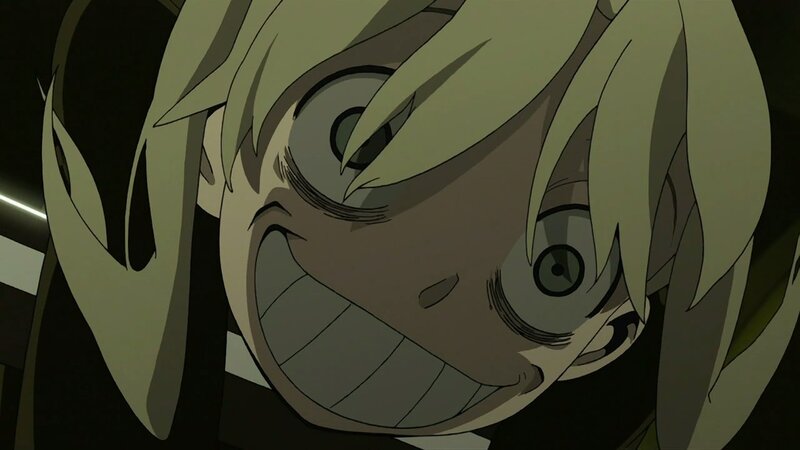 Anime Character Face — Green, Intense, Blonde Hair