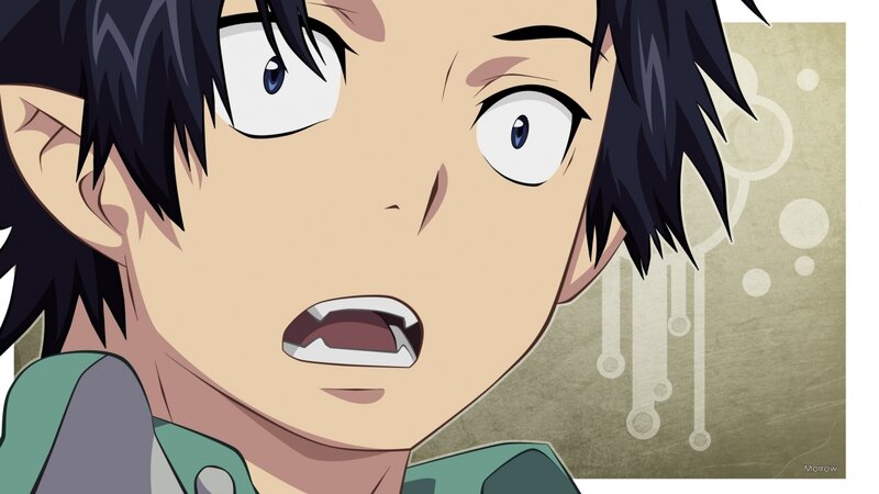 Anime Character Face — Green, Shocked