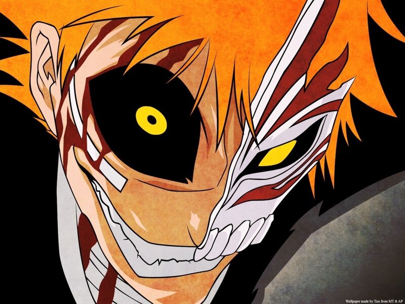 Anime Character Face — Orange, Dramatic, Manga