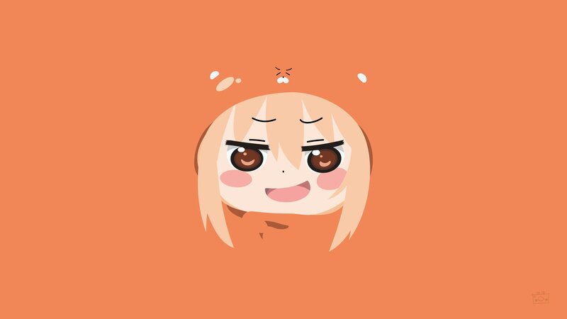 Anime Character Face — Orange, Playful