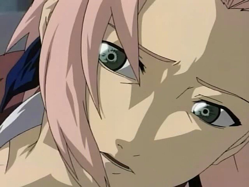 Anime Character Face — Pink, Intense
