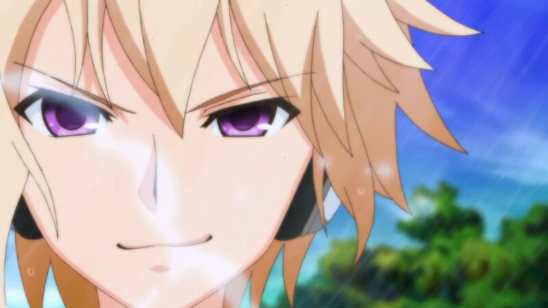 Anime Character Face — Purple, Dramatic, Afternoon
