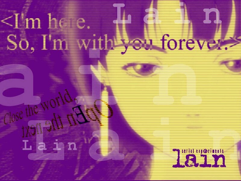 Anime Character Face — Purple, Dramatic, Digital Art, Text