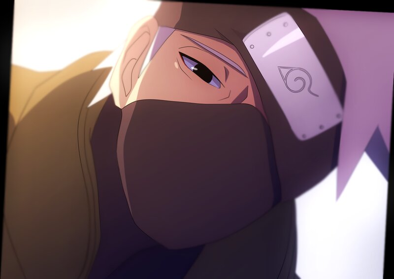 Anime Character Face — Purple, Dramatic, Headband