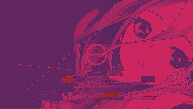 Anime Character Face — Purple, Dramatic, Manga