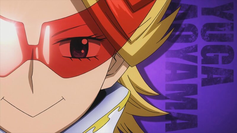 Anime Character Face — Purple, Dramatic, Red Goggles