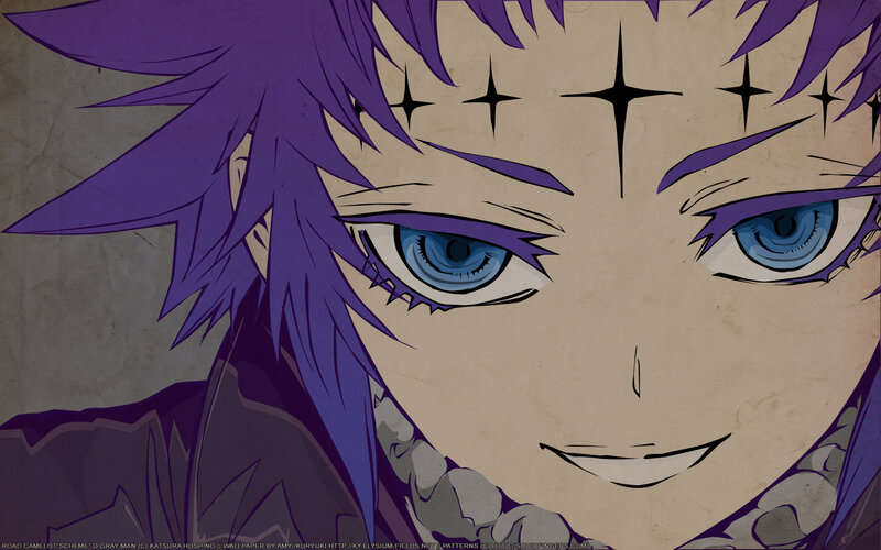 Anime Character Face — Purple, Intense