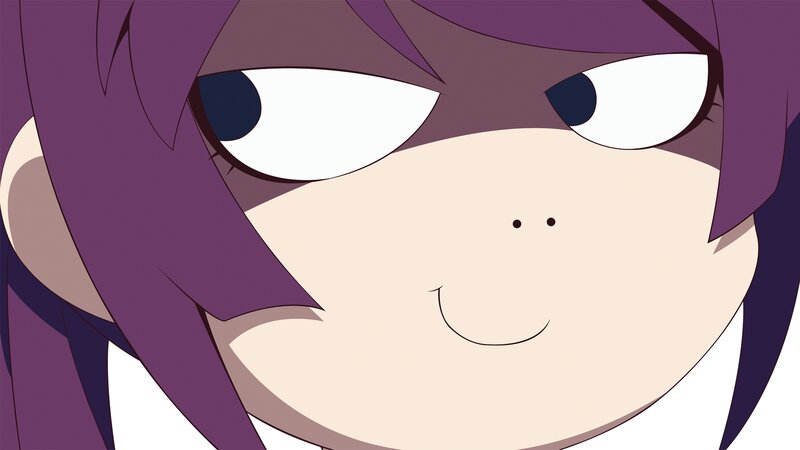 Anime Character Face — Purple, Playful