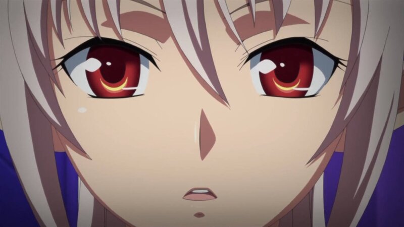 Anime Character Face — Red, Dramatic, Eyes