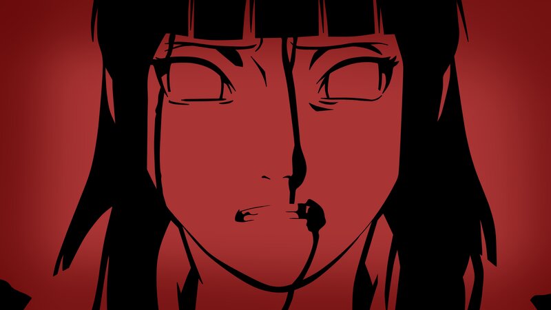 Anime Character Face — Red, Dramatic, Manga, Hair
