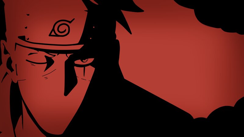 Anime Character Face — Red, Dramatic, Manga, Headband