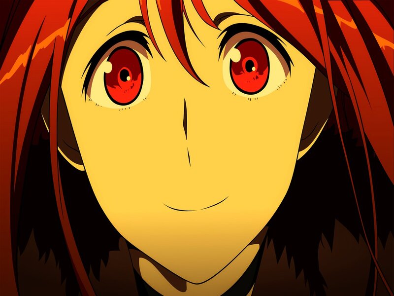 Anime Character Face — Red, Dramatic, Red Hair