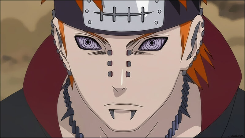 Anime Character Face — Red, Intense