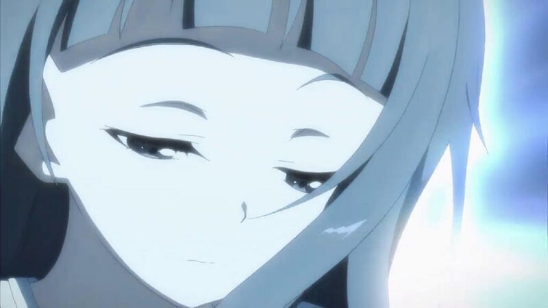 Anime Character Face — White, Dramatic, Eyes, Hair