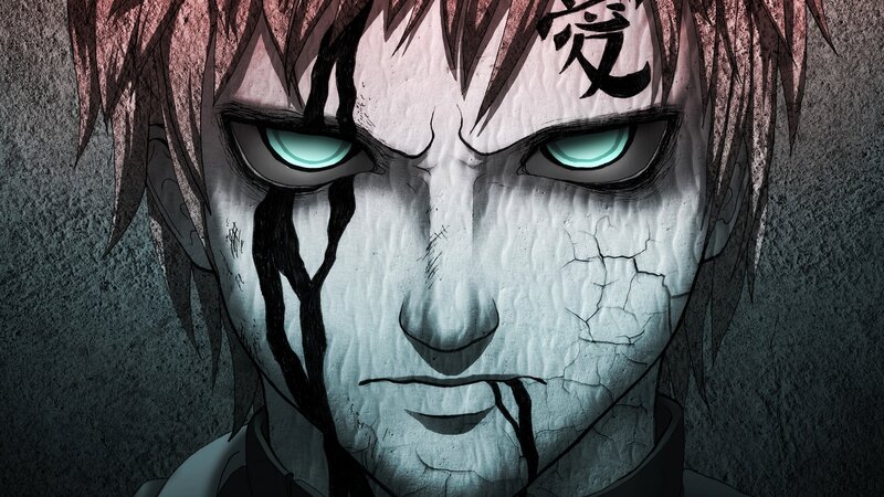 Anime Character Face — White, Dramatic, Manga, Cracked Skin