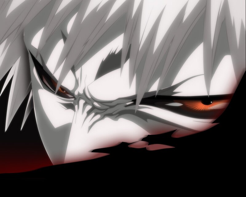 Anime Character Face — White, Dramatic, Manga, Eyes, Hair