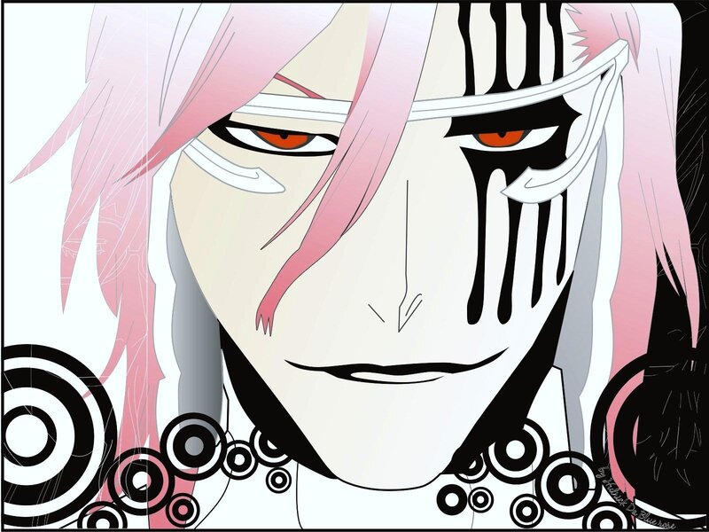 Anime Character Face — White, Dramatic, Manga, Pink Hair