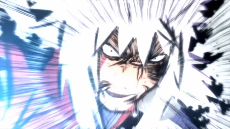 Anime Character Face — White, Dramatic, Manga