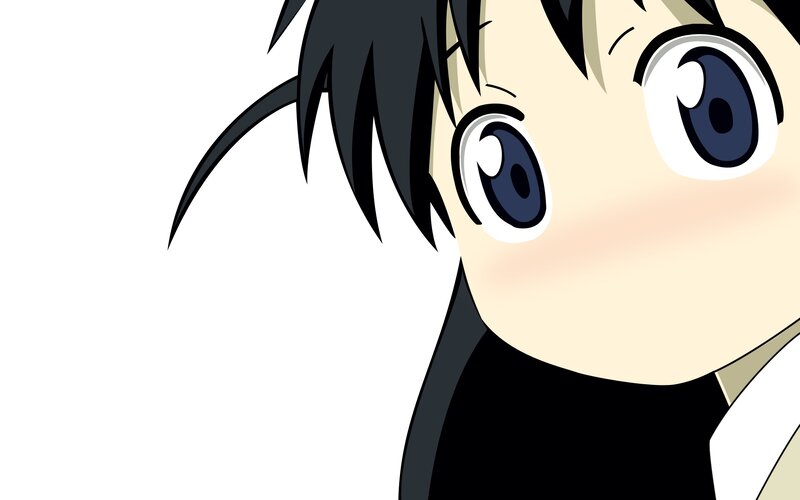 Anime Character Face — White, Innocent
