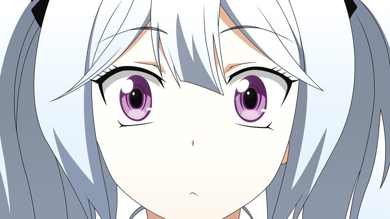 Anime Character Face — White, Neutral, Eyes