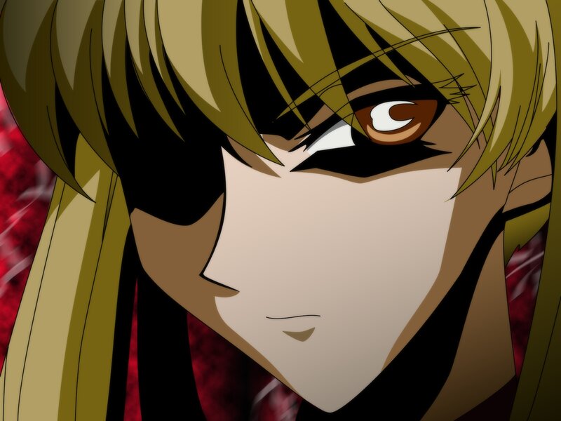Anime Character Face — Yellow, Dramatic, Blonde Hair