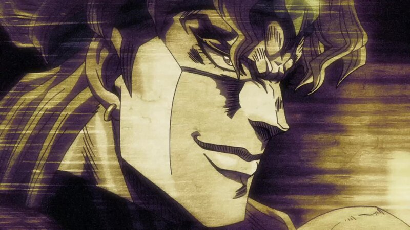 Anime Character Face — Yellow, Dramatic, Manga