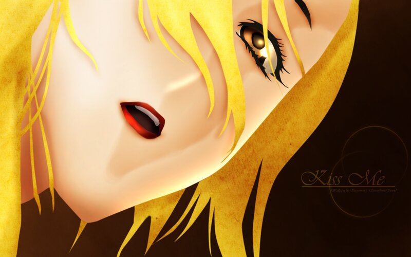Anime Character Face — Yellow, Dramatic