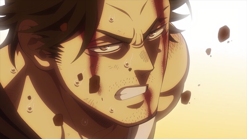 Anime Character Face — Yellow, Intense, Afternoon