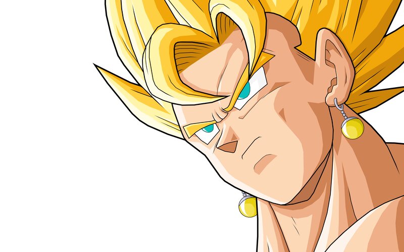 Anime Character Face — Yellow, Intense, Manga
