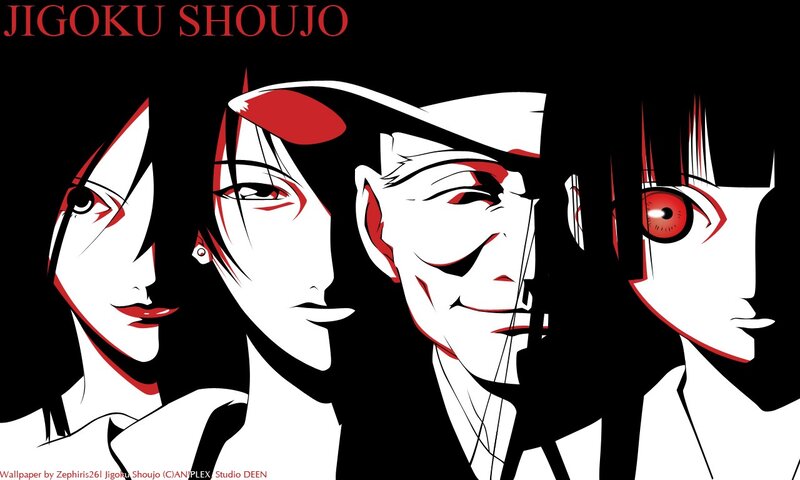 Anime Character Faces — Black, Dramatic