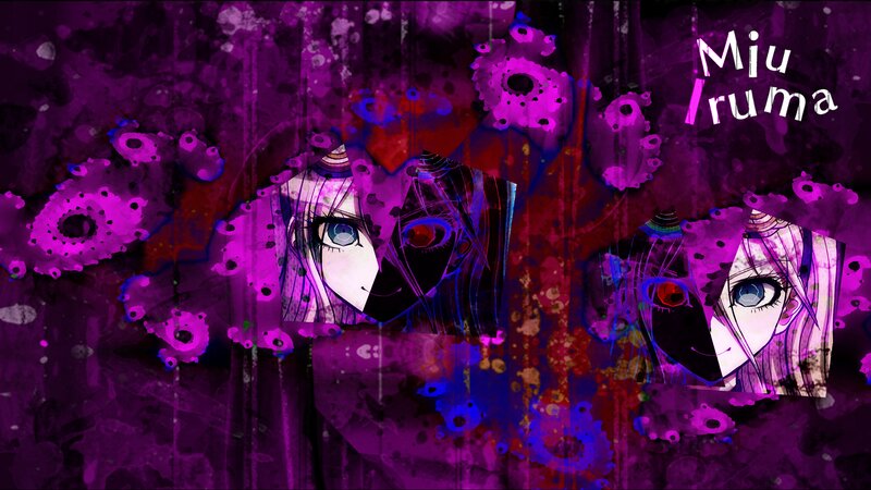 Anime Character Faces — Purple