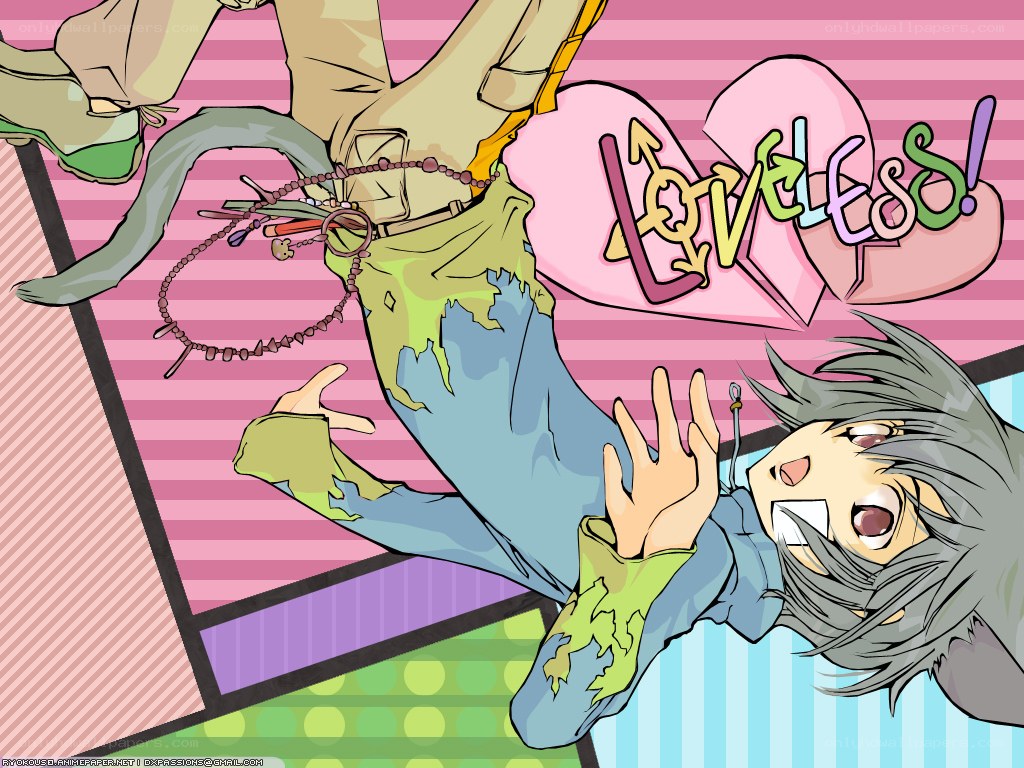 anime character falling
